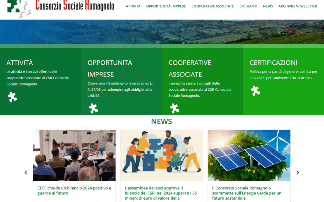 Online il nuovo sito del CSR: uno strumento al servizio della cooperazione sociale