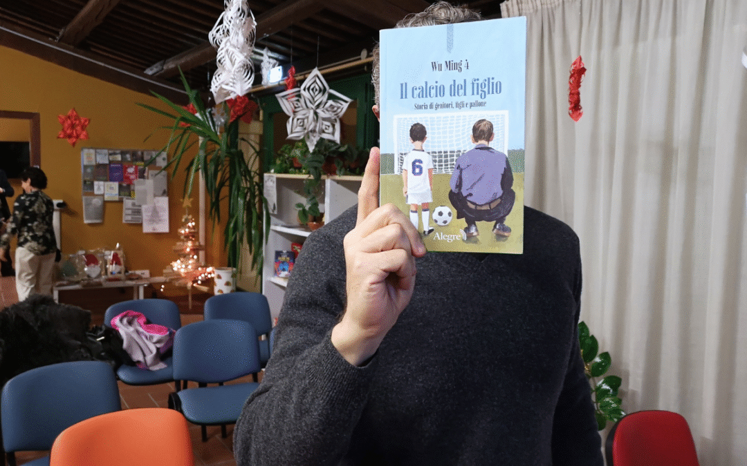 Il Mandorlo. Ad ‘Oltre il giardino’ Wu Ming 4 ha presentato ‘Il calcio del figlio’