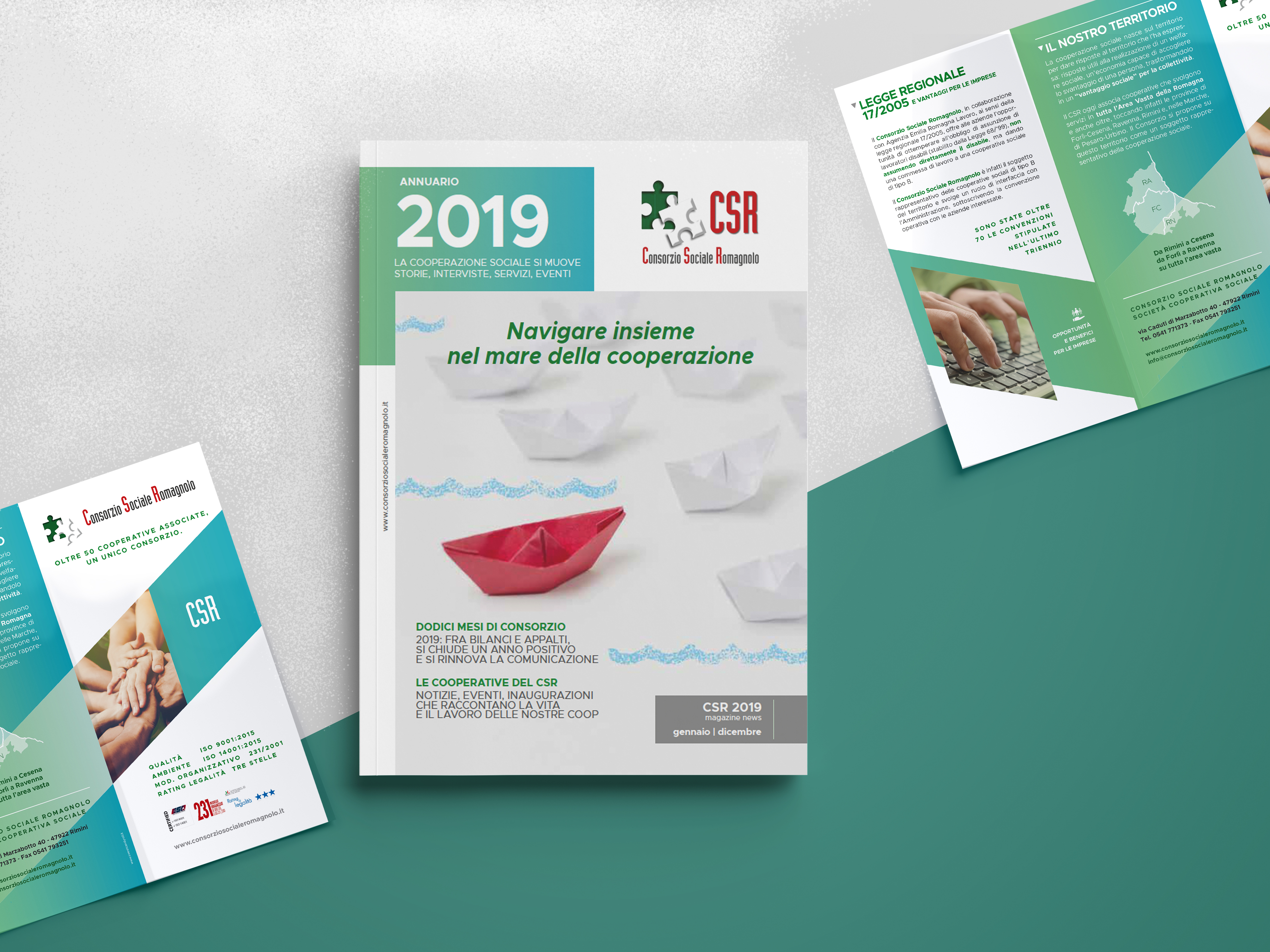 Brochure istituzionale e nuova grafica annuario: la comunicazione del CSR si rinnova
