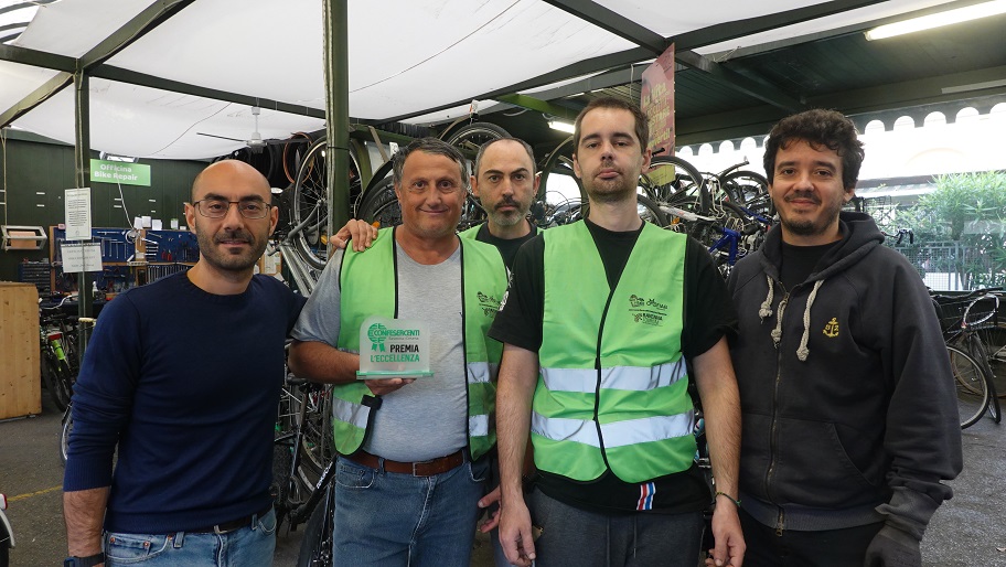San Vitale: Confesercenti ha premiato la velostazione Ve.Ra